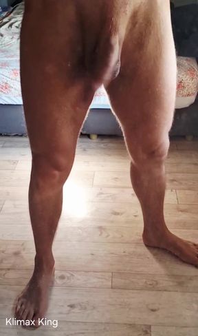 Huge uncut cock with a thick foreskin