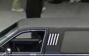 Step brother and sister fuck in limo