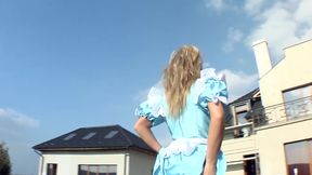 Gym Slut Fucked Hard on Bench Press POV