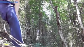 Long Piss In The Forest. Outdoor Pissing Kylebern - Amateuro