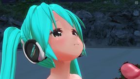 3D Hentai Hatsune Miku Having Fun on the Beach (part 3)