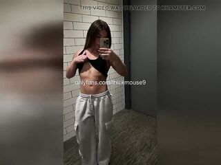 Brunette Virgin's OnlyFans Oops: Accidental Squirt Explosion Alone!