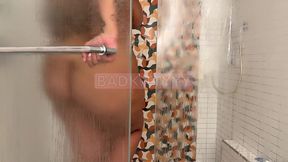 slutty shower teasin with bbw badkittyyy