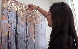 Super cute girl next door pussyfucked in studio