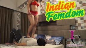 Indian Femdom Trampling and Foot Worship