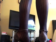 Close up foot fetish on cam