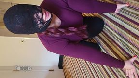 masked latina sub milf submits to big black dom starring kathalina colombiana