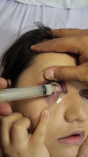 Stunning moment from &quot;Drinking piss, putting cum in my eyes, shooting cum out of my asshole and swallowing it&quot;