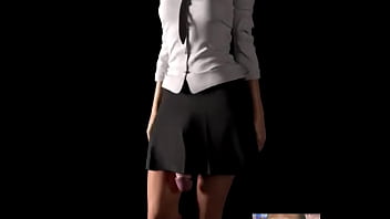 Transgender Office Lady Goes To Work With Her Thicc Cock Out