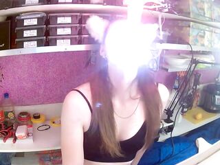 Cветящийся дилдо глубокая глотка LED sextoy