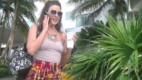 Helena Price Upskirt Pussy Flashing Voyeur Outside Coffee Shop!!!