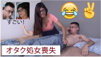 Mia Khalifa teaches a virgin how to pleasure a woman expertly