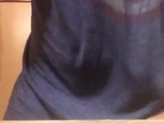 craving the taste of my cum before bedtime so I ejaculated a huge load on the countertop to slurp up