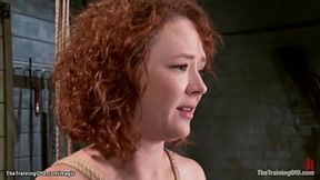 Fetish-bound, whip-craved, anal&#x1F44C;-enslaved Audrey Hollander's helpless, sweaty, sex-slave surrender