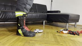 Firefighter Crushing RC BMW