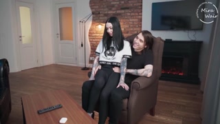 BLINDFOLD AND SWAP SURPRISE FROM OUR GIRLS double facial / sharing partners / 4some / anna batman