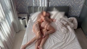 Passionate Sex Of A Real Couple In The Morning, Horny Big Ass