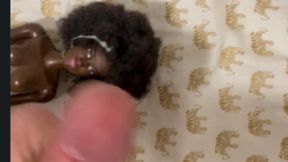 Sexy Ebony Barbie Doll Fucked &amp; Cumshot on Face