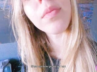 Just don't cum in my snatch, stepson! - Family Dream