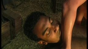 The Black Guy Spanks Her Then Fucks Her Ass Properly