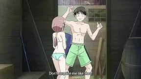 Teens Make Out While Nosy Neighbor Spies on Their Hot Encounter