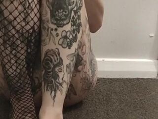 Taking off fishnets