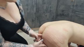 Pegging for this anal virgin - [720p] | Mistress Karino