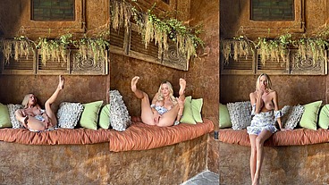 Sneaking Away on Vacation to a Cave to Play with My Wet Pussy - Emma Hix