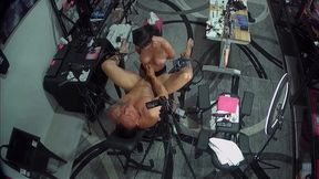 POV slave gets hard pegging and prostate massage