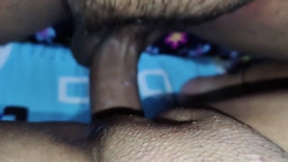 my black bull fucks me rough and makes me squirt while creampying me and fucks me again in home