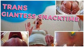 Snacktime! The Trans Giantess is hungry for ... you!