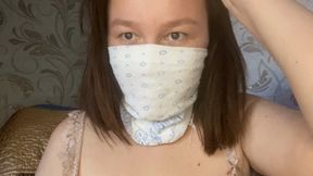 Cum on mask