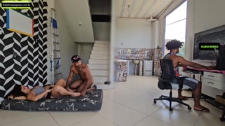 I had sex with the electrician and I fucked him without my husband noticing and I made him cuckold w