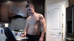 Nick Does a Sexy Cam Show in His Living Room