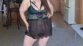 Bbw lingerie worship