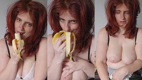 petite video ou je joue avec une banane ! profitez en elle est a moitie ...