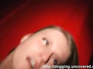 Kate goes Dogging. Outdoor Public Fuckfest Act