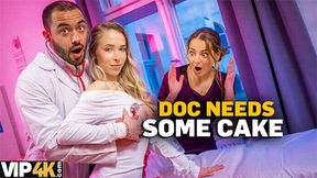 Naughty hospital babes Nata Gold, Janet Alfano, and Livia Venom enjoy some naughty pussy licking in E.R.