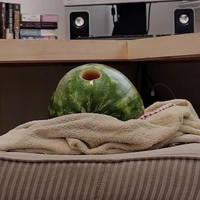 Grandpa fucking his Melon a final time, watching porn