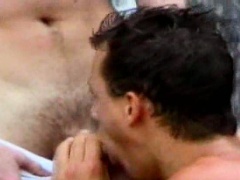 Sweet twinks Marcio And Cristiano making love at the