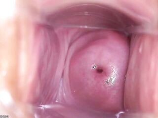 Hawt Hotty Using Speculum To Show Her Cervix