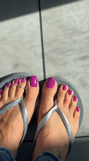 I Make You My Flip Flops B!tch at Starbucks (JOI)