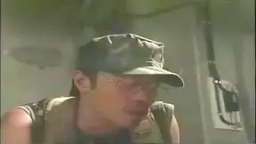 Asian Babe Bound Dominated in Wild Military Sex Fantasy