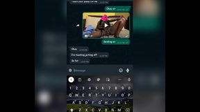 WhatsApp Sex Chat with my Landlord