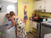 Stepmom catches Stepdaughter Misty Meaner and Stepsister Melony Melons In the shower together