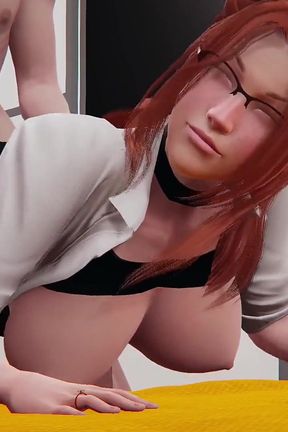 Step Mom Stuck and Fucked Under the Bed