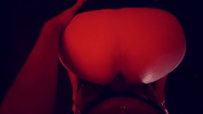 hard pegging him in the - strapon fuck