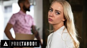 Lesbian Braylin seduces her ex's stepdad in filthy taboo delight