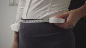 Stuffed Until I Couldn’t Move | Belly Pushing Tight Skirt