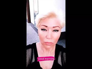 Perky masturbations of my curvy mature Russian beauty in an armchair...))